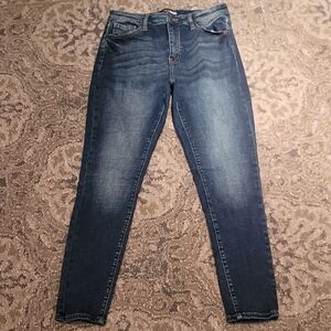 Fashion Nova Dark Blue Skinny Jeans